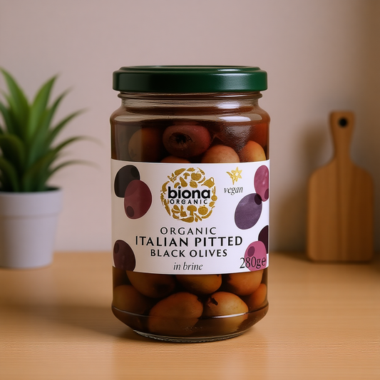 Pitted Black Olives in Brine Organic