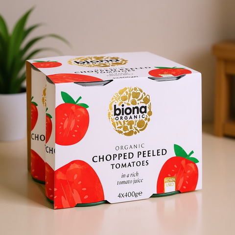 Organic Chopped Tomatoes 4-pack