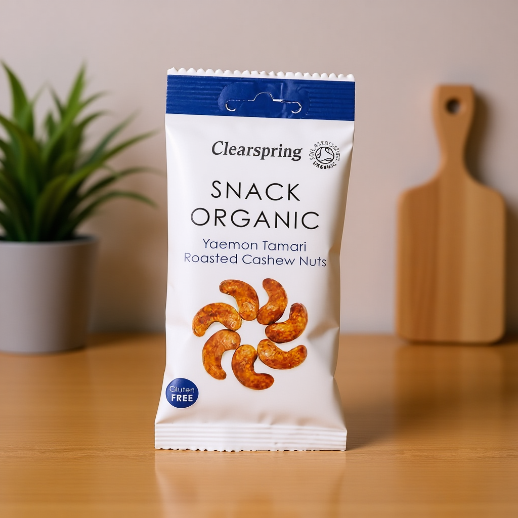 Snack organic - Tamari roasted cashew nuts