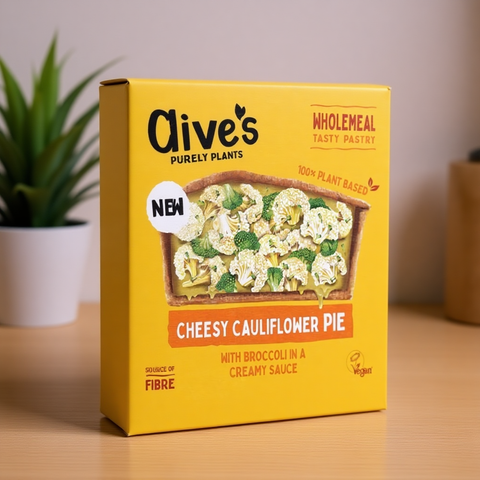Clive's Cheesy Cauliflower Wholemeal Pie