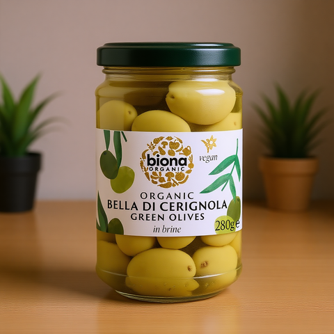 Italian Bella di Cerignola Olives in Brine Organic