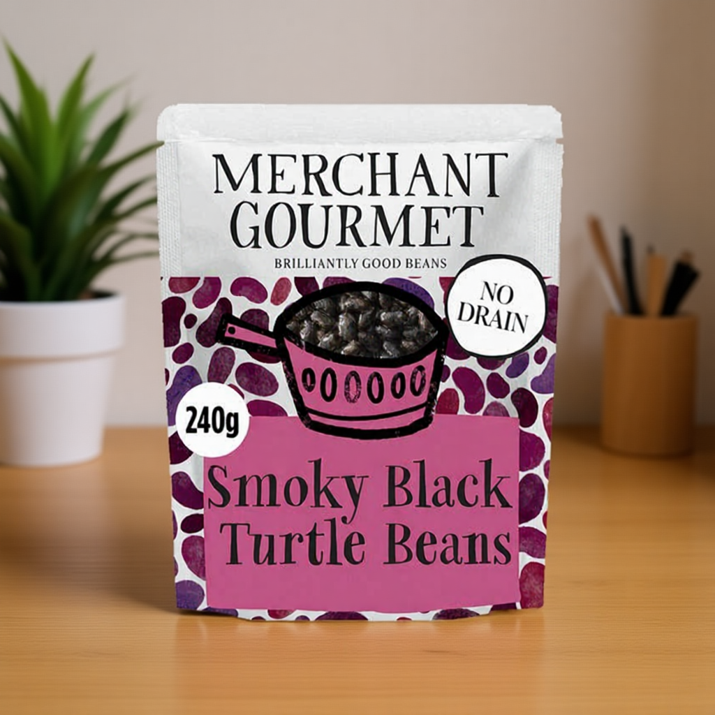 Smoky Black Turtle Beans with Paprika & Chilli