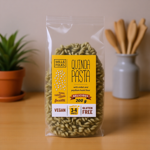 Mill&Folks Quinoa pasta fusilli Gluten free Vegan