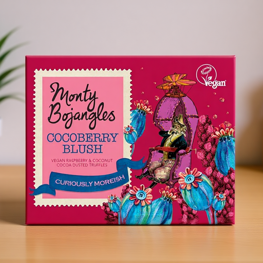 MB Cocoberry Blush Vegan cocoa dusted truffles Gift Cube