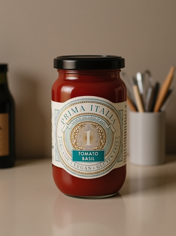 Organic Gluten Free Tomato & Basil Pasta Sauce