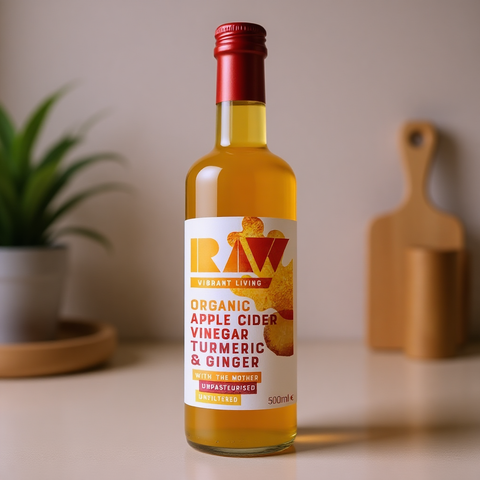 Org Raw Apple Cider Vinegar with Turmeric & Ginger