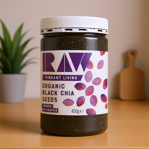 Organic Black Chia Seeds - Omega Rich