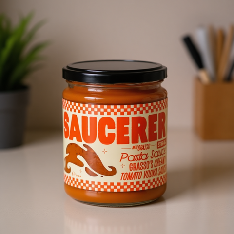 Grasso's Creamy Vodka Sauce jar