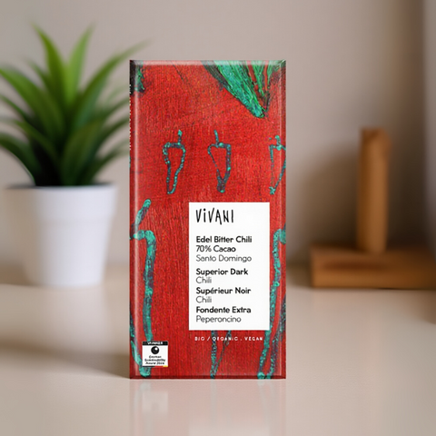 Dark Chilli Chocolate 70% Vegan Organic