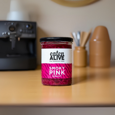 Smoky Pink Kraut with Beetroot and Spices