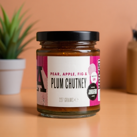 J&A Pear Apple Fig & Plum Chutney