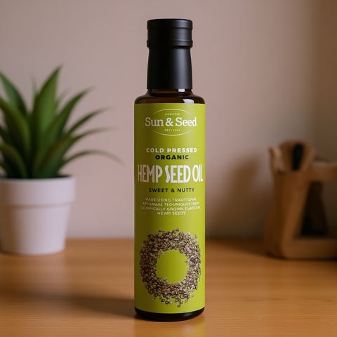Organic Hemp Seed Oil-cold pressed