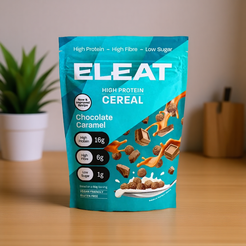 Chocolate Caramel High Protein Cereal