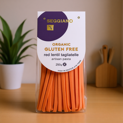 Organic Gluten Free Red Lentil Tagliatelle