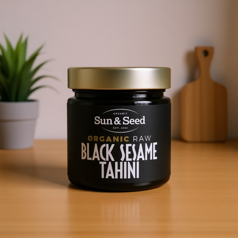 Organic Raw Black Sesame Tahini