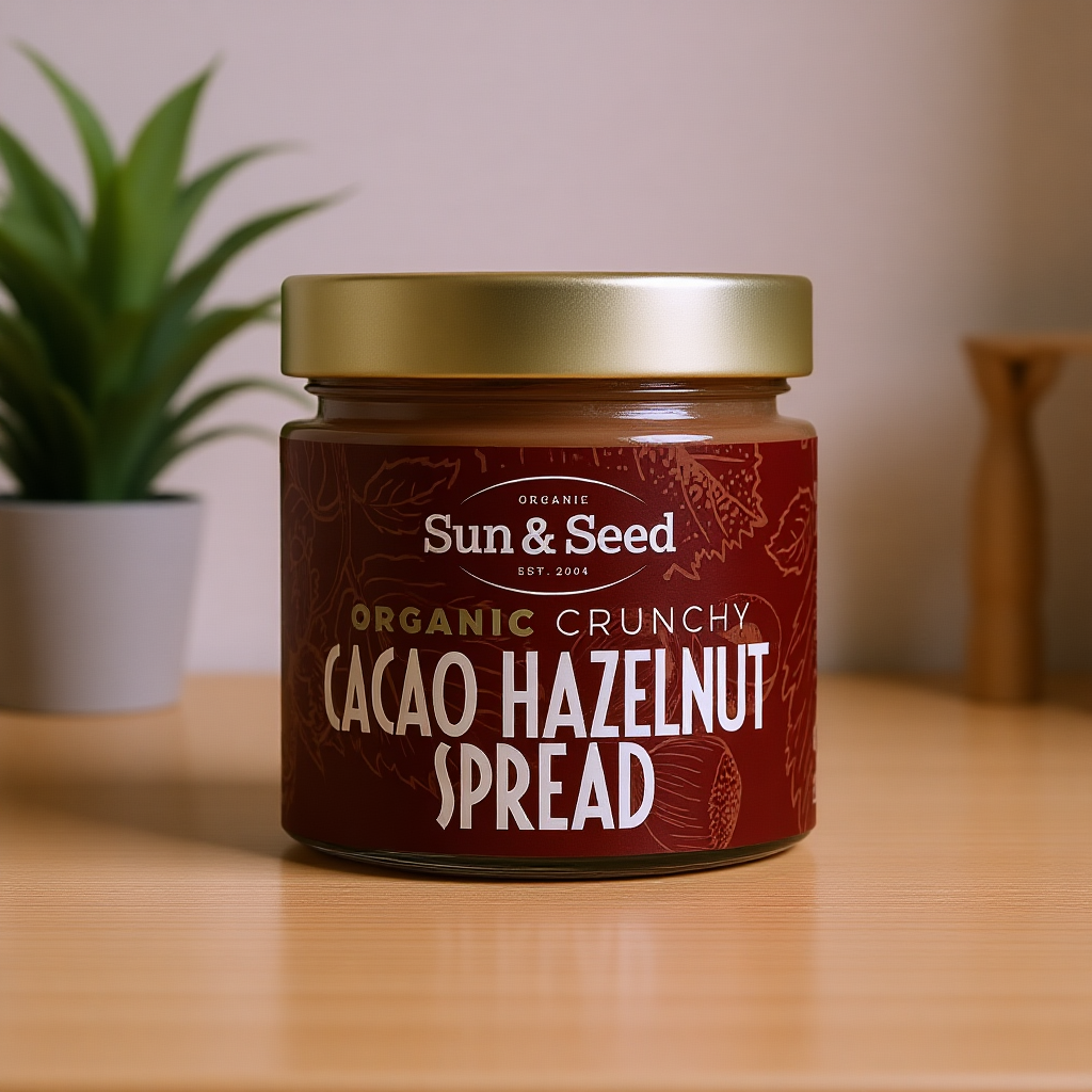 Organic Crunchy Cacao & Hazelnut Spread