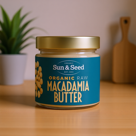 Organic Raw Organic Macadamia Butter
