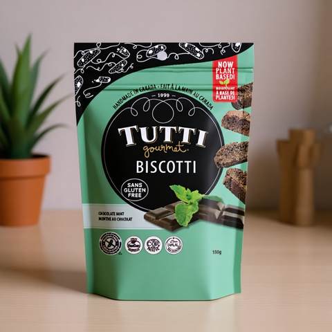 Handmade Gluten Free Vegan Mint Biscotti