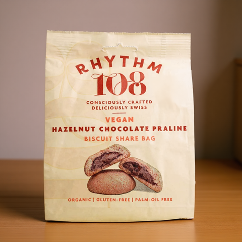 Swiss Vegan Hazelnut Chocolate Praline Biscuit Share Bag