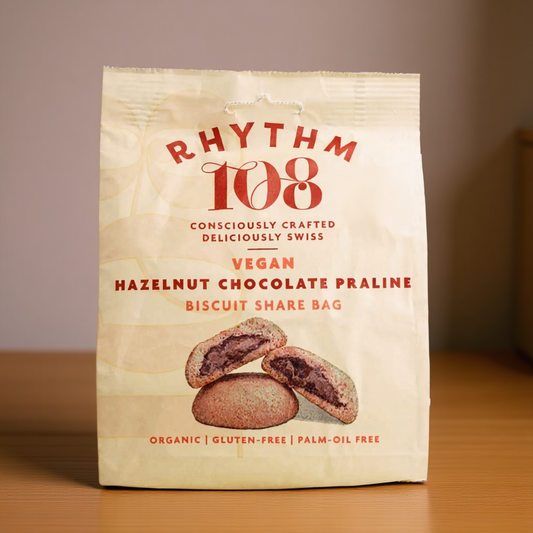 Swiss Vegan Hazelnut Chocolate Praline Biscuit Share Bag