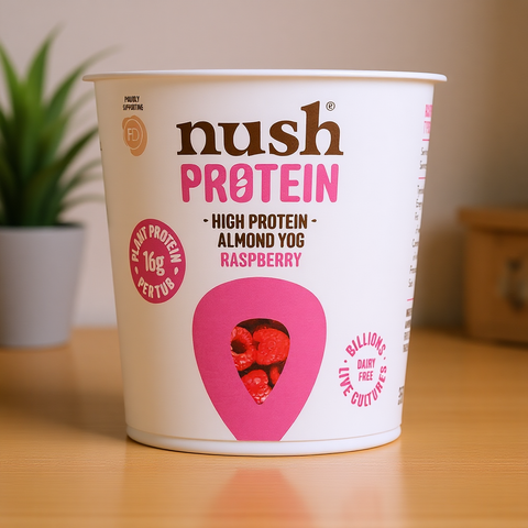 Protein Raspberry Almond M*lk Yog