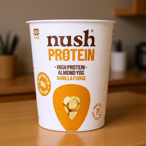Protein Vanilla Fudge Almond M*lk Yog