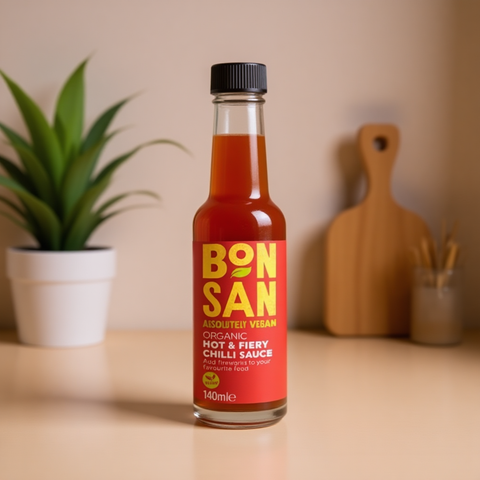 Organic Vegan Hot & Fiery Chilli Sauce