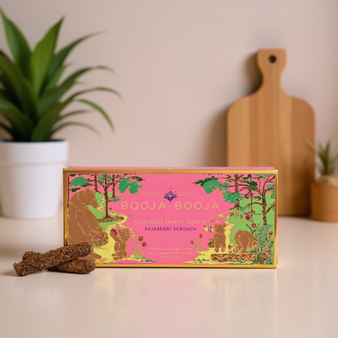 Raspberry Scrunch Chocolate Truffle Loglets
