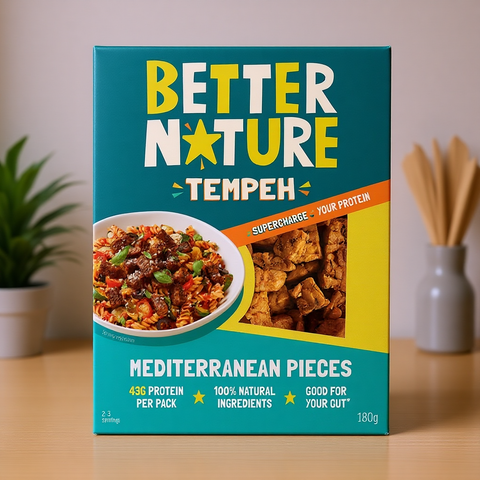 Mediterranean Tempeh Pieces