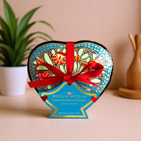 Chocolate Salted Caramel Heart-shaped Box